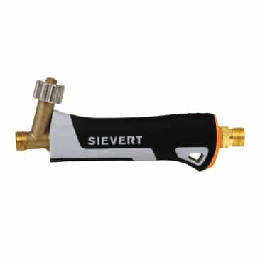 Sievert handgreep - aansluiting 3/8L Pro 86 | Regelknop met veer: precieze en stabiele vlam | Metalen onderdelen: messing topkwaliteit | Ergonomische handgreep | 348641