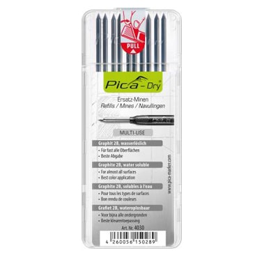 Pica-Dry Longlife Automatic Pencil - Navulling 4030. Geschikt voor: Pica-Dry Longlife Automatic Pencil 3030, makkelijk te vullen vanaf de achterkant.